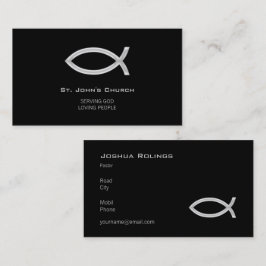 Cartão De Visita Padre do pastor | do cristão |