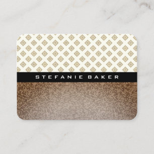 Cartão De Visita Padrões à moda