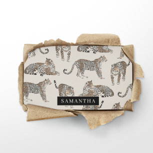 Cartão De Visita Padrões Selvagem de Animais Selvagens de Leopardo