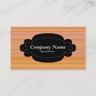 Cartão De Visita Painel Decorativo 01 - Preto - Linhas de Cor