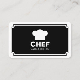 Cartão De Visita Painel na moda - Preto (Eggshell)