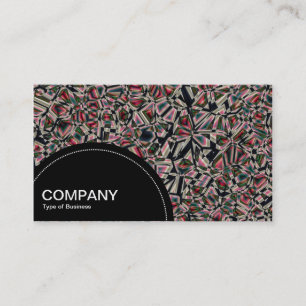 Cartão De Visita Painel semicírculo (pontos) - Abstrato fragmentado