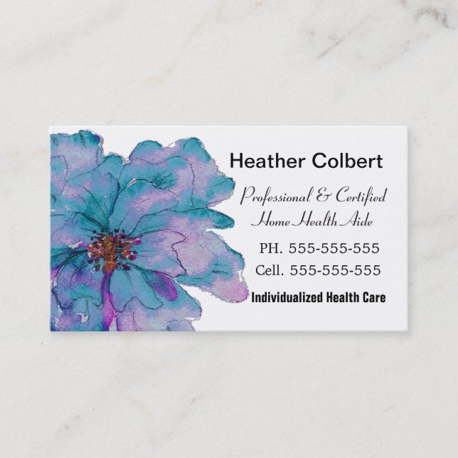 Cartão De Visita Paint Me Gracie Grande Cuidador Profissional (Frente)