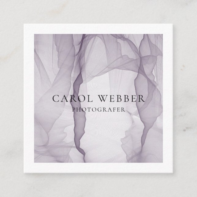 Cartão de visita pairoso e leve (Frente)