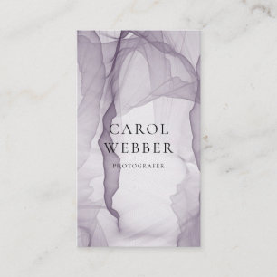 Cartão de visita pairoso e leve