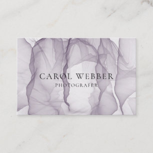 Cartão de visita pairoso e leve