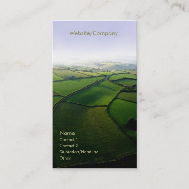 Cartão De Visita Paisagem 001 (Frente)