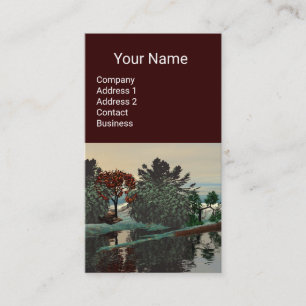 Cartão De Visita PAISAGEM alienígena, ÁRVORES HIPERIÃO DE LAGOÃO Sc