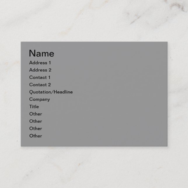 Cartão De Visita Paisagem de inverno (Frente)