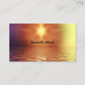 Cartão De Visita Paisagem de Nuvem