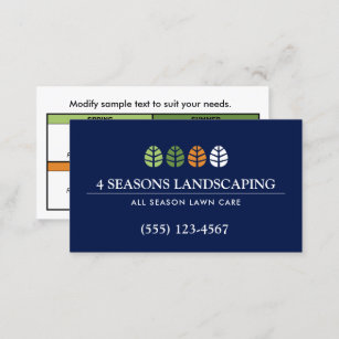 Cartão De Visita Paisagem do logotipo de árvore e do serviço de lan