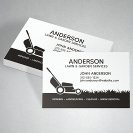 Cartão De Visita Paisagem Moderna Profissional e Cuidados Leais