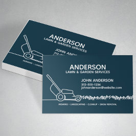 Cartão De Visita Paisagem Moderna Profissional e Cuidados Leais