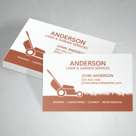 Cartão De Visita Paisagem Moderna Profissional e Cuidados Leais