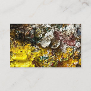 Cartão De Visita Paleta de artistas #1