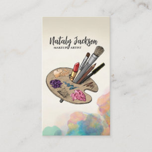 Cartão De Visita Paleta de ferramentas de artista de ativação