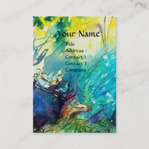 CARTÃO DE VISITA PAN BRINCANDO FLUTA E CERVEJA EM TERRA VERDE