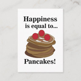 Cartão De Visita Pancakes Breakfast Food Restaurant