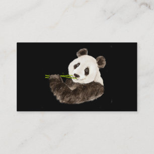 Cartão De Visita Panda Cóta Personalizada, Urso Asiático, Animal