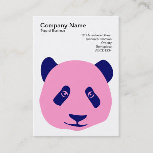 Cartão De Visita Panda - Rosa e Azul