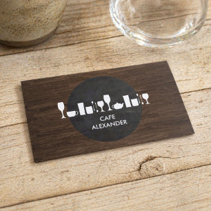 Cartão De Visita Panificação, Bar, Café Life em Antecedentes Russos