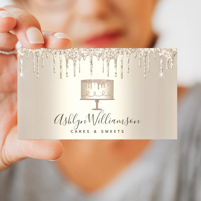 Cartão De Visita Panificação Dourada de Lixiviação de Bolo-de-Orelh (Criador carregado)