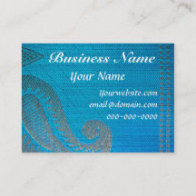 Pano de seda azul & Dourado de Paisley