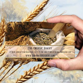 Cartão De Visita Pão Orgânico Tradicional