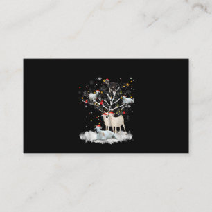 Cartão De Visita Papais noeis Engraçados De Natal Em Árvore Ganha