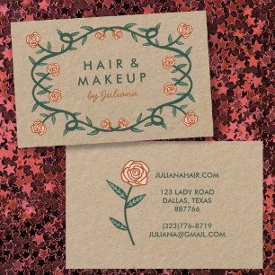 Cartão De Visita Papel cor-de-rosa cor rosa chic Elegant Rosa