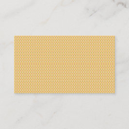 Cartão De Visita Papel de embrulho amarelo, laranja e marrom
