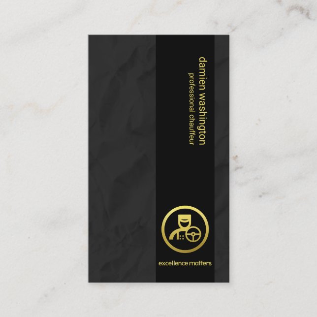 Cartão De Visita Papel Preto Diminuir Textura Preta (Frente)