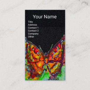 Cartão De Visita Papel Preto Monograma Amarelo Dourado