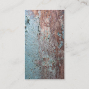 Cartão De Visita Papel Torno Vintage Azul