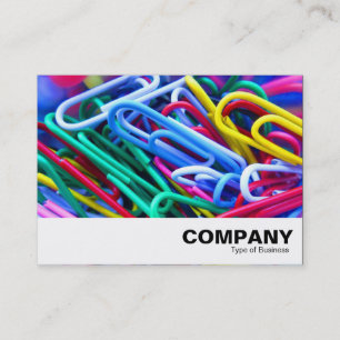 Cartão De Visita Paperclip do Projeto