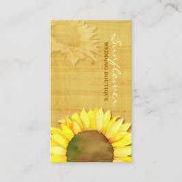 Cartão De Visita Papyrus Sunflower Wedtique