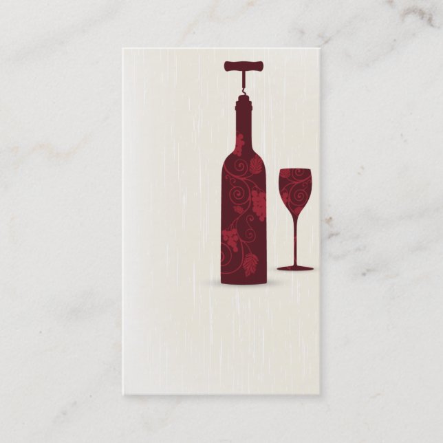 cartão de visita para a adega (Frente)