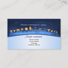 Cartão de visita para astrólogo
