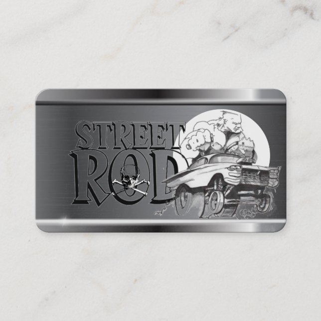 Cartão de visita para automóveis (Frente)