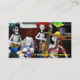 Cartão de visita para bandas