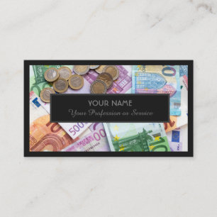 Cartão De Visita Para banqueiros profissionais ou peritos financeir