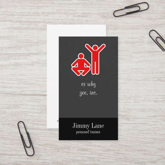 Cartão De Visita Para cima e para baixo (Frente/Verso In Situ)