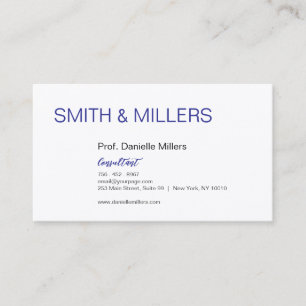 Cartão De Visita Para Consultores