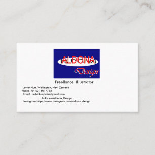 Cartão de visita para ilustrador