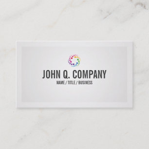 Cartão de visita para logotipo profissional person