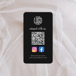 Cartão de Visita para Mídia Social | Código QR Ins