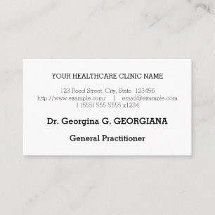 Cartão de visita para Nostalgia, Tradicional e Vin