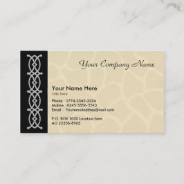 Cartão de visita para o artista