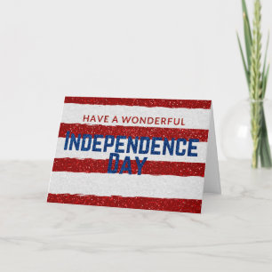 Cartão de Visita para o Dia da Independência