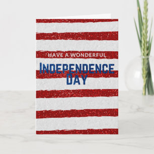 Cartão de Visita para o Dia da Independência